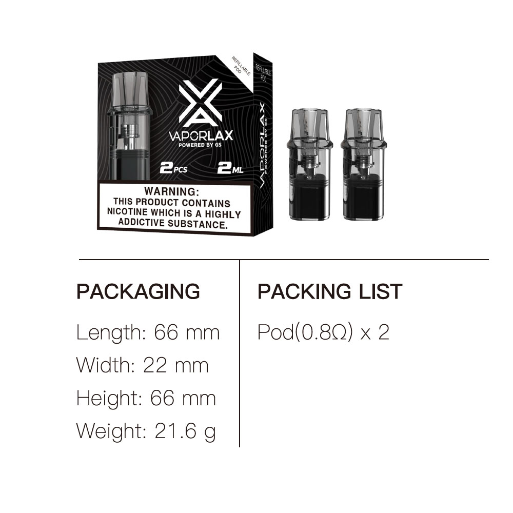 VaporLax Nano cartucho de 2ml  - Vape Coil Replacement reseña y precio