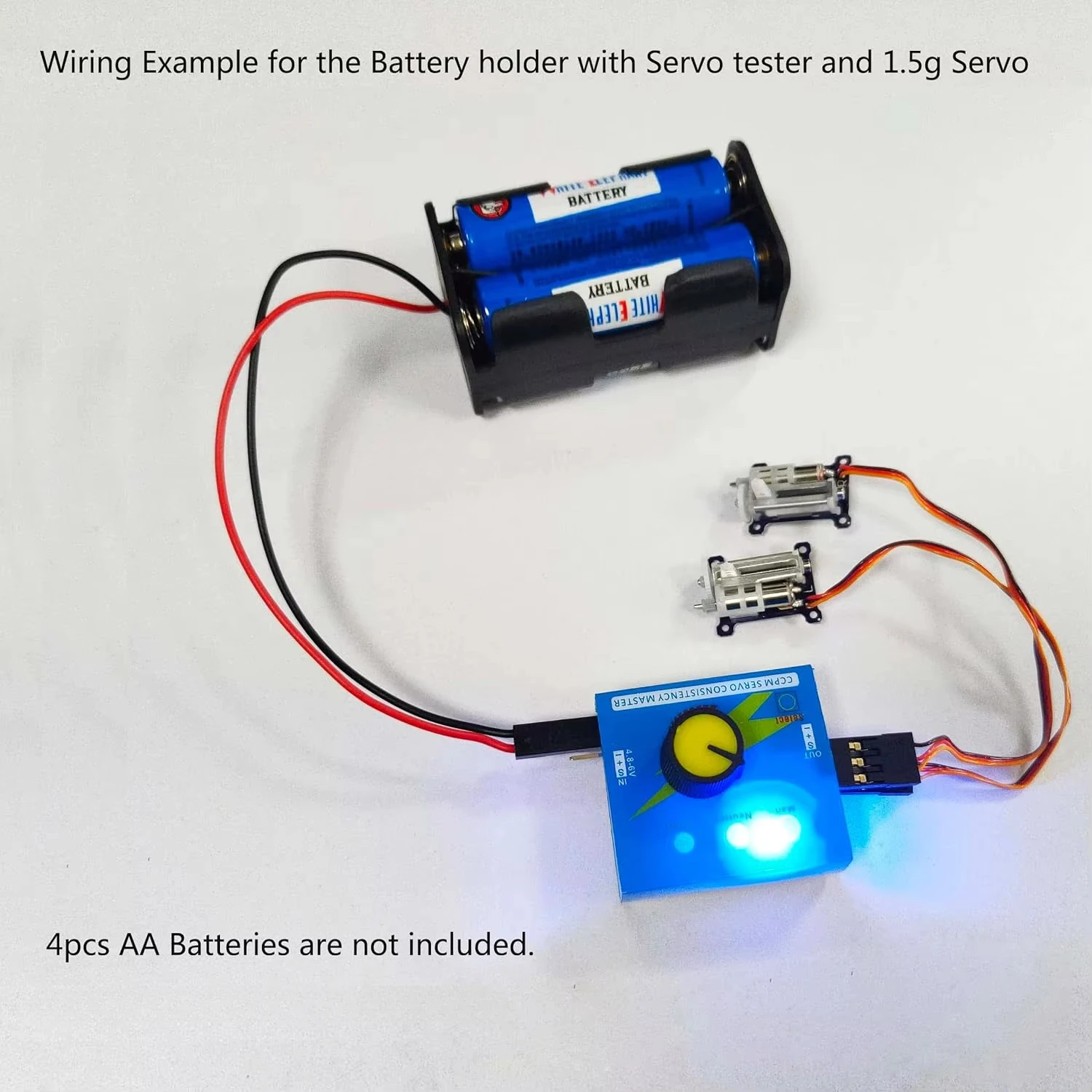 Servobador Digital de 3 canale - Battery Case Storage reseña y precio