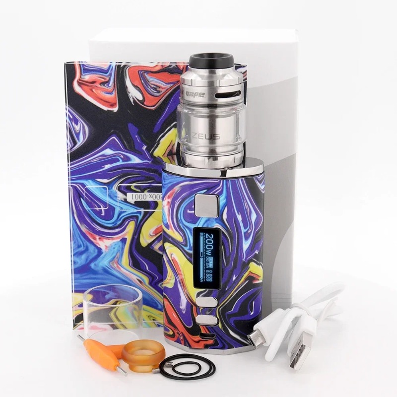 Zeus X Mesh RTA cigarrillo ele - Vape Battery 18650 reseña y precio
