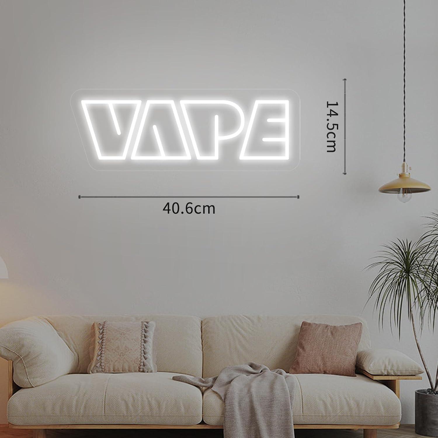 Letrero LED USB regulable con  - Vaping Store reseña y precio
