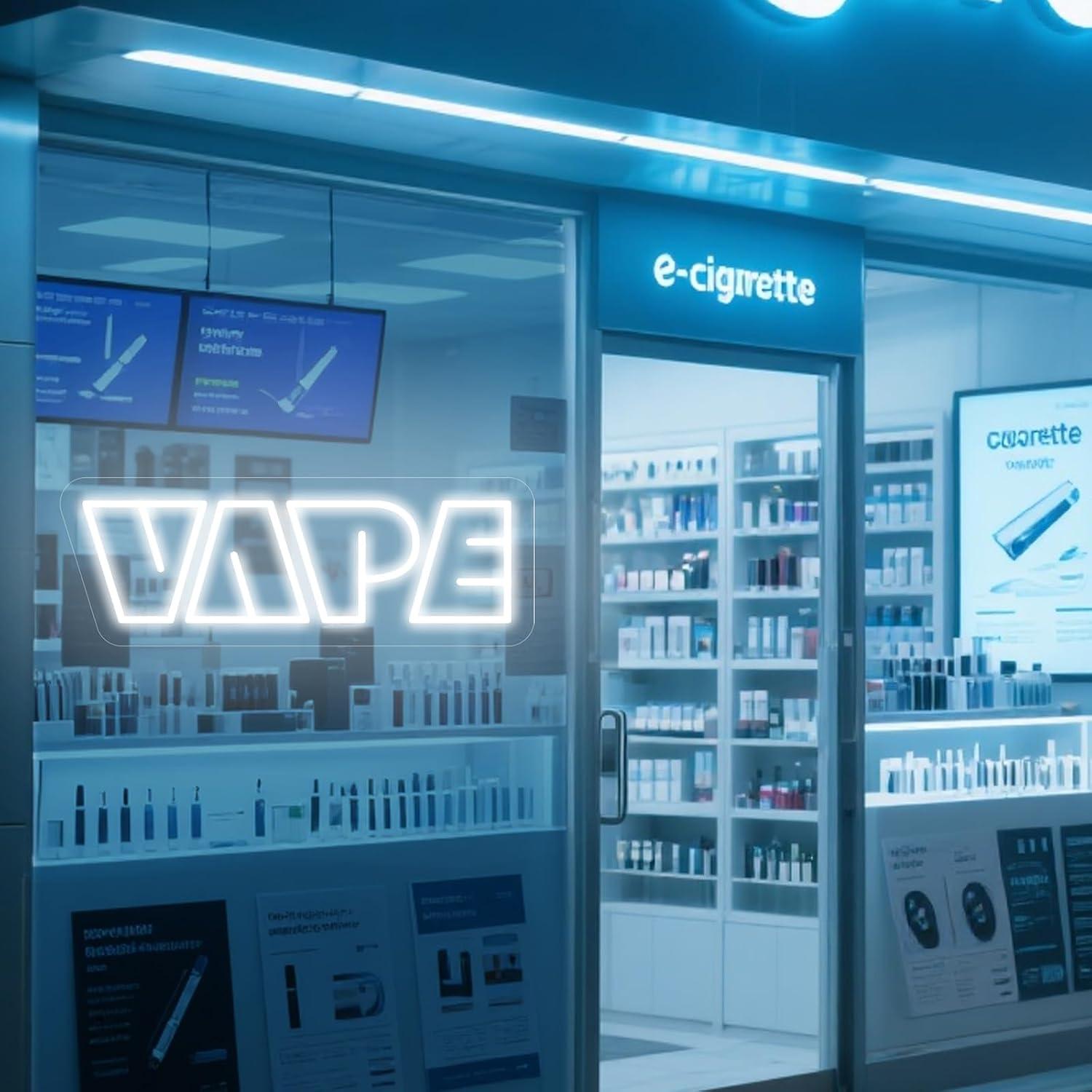 Letrero LED USB regulable con  - Vaping Store reseña y precio