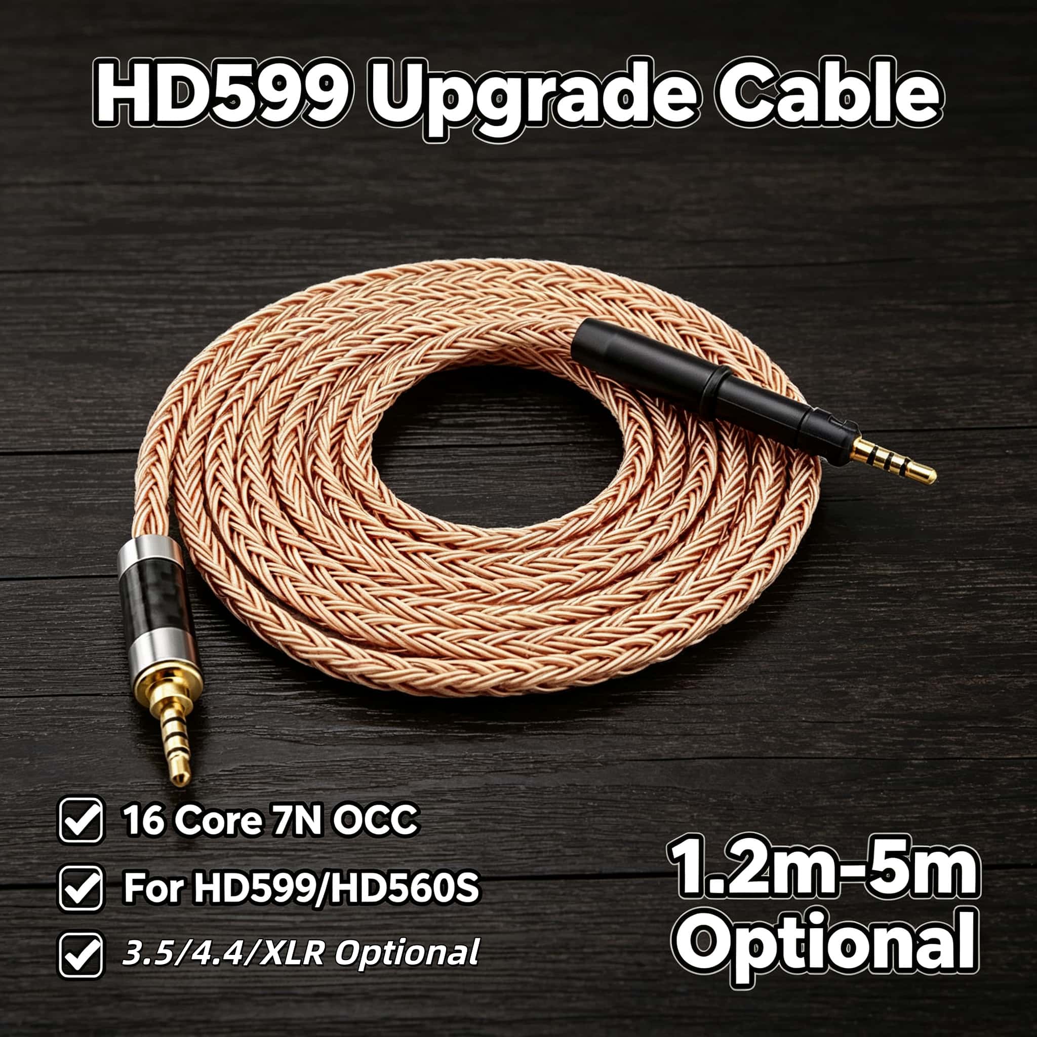 Cable de auriculares HIFI 16 C - Sennheiser Headphone Hd 560S reseña y precio