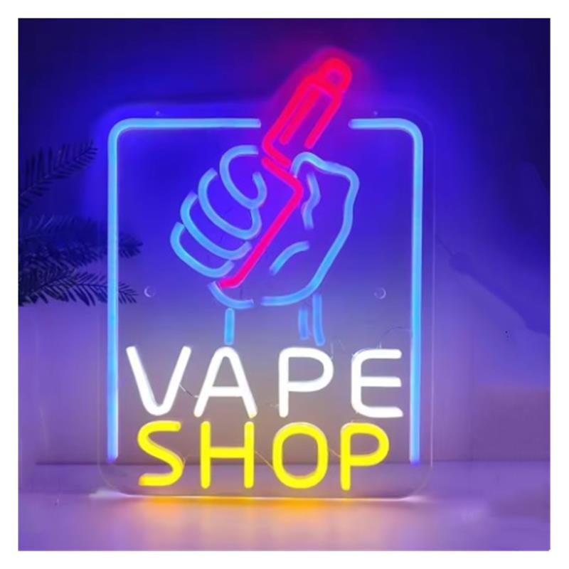 Letrero de neón LED regulable  - Vaping Store reseña y precio