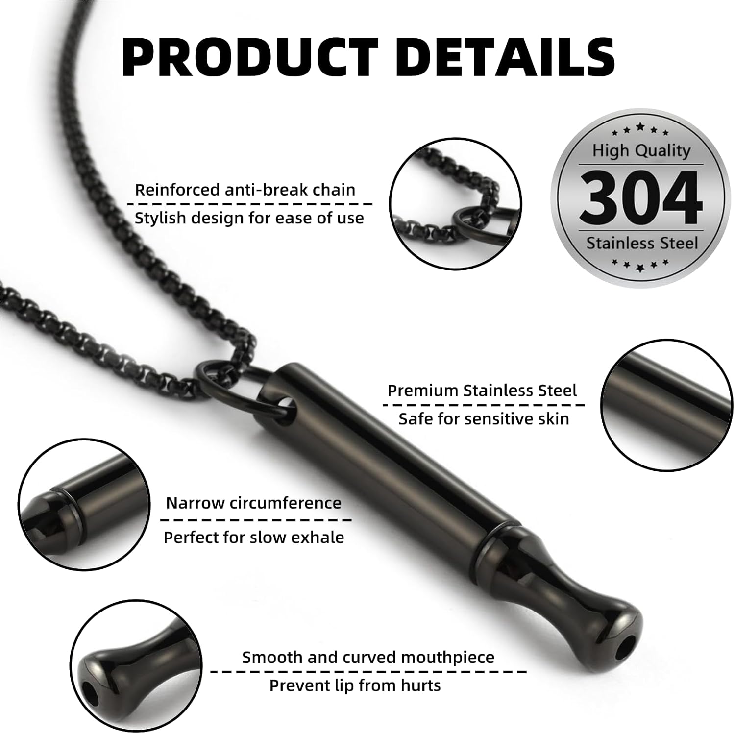 Collar de respiración de acero - Accessories For Vaping reseña y precio
