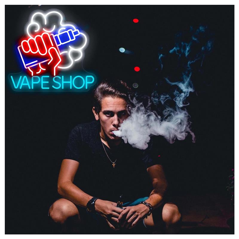Letrero de neón para vapeo con - Vaping Store reseña y precio